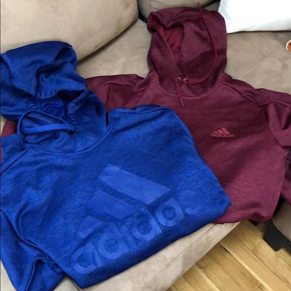 adidas Tops - (2) Adidas CLIMAWARM Sweatshirts